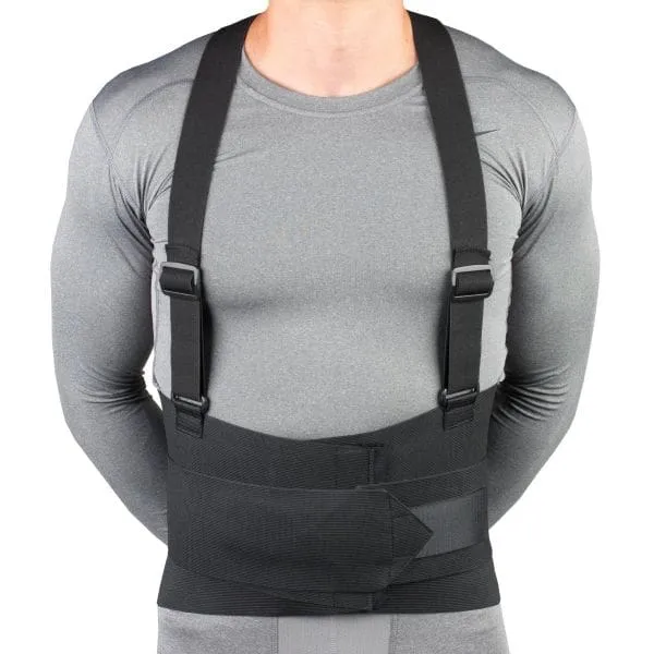 Champion Industrial Back Support Belt, worn