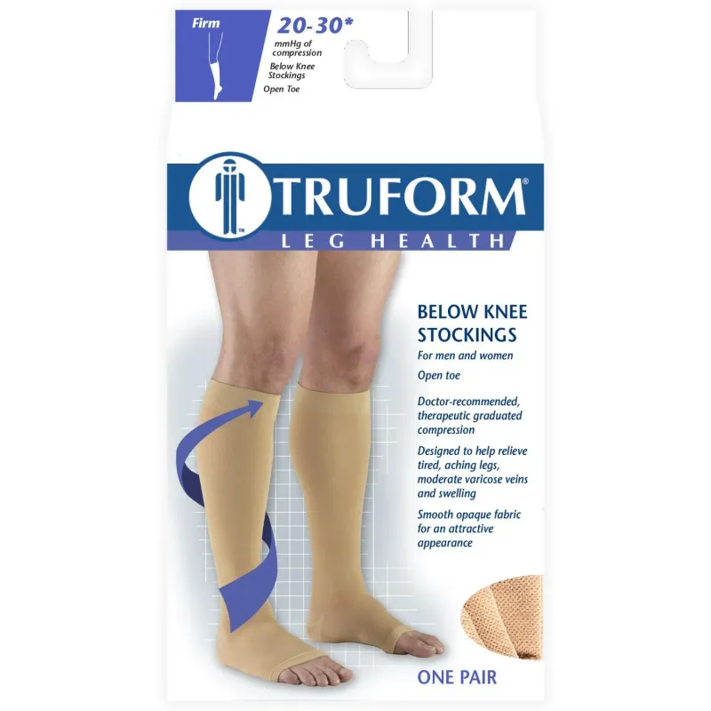 Truform Medical Compression Stockings, 20-30 mmHg retail packaging